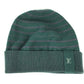 LOUIS VUITTON LV logo striped beanie hat, knit cap, wool knit hat, women's, green