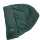 LOUIS VUITTON LV logo striped beanie hat, knit cap, wool knit hat, women's, green