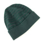LOUIS VUITTON LV logo striped beanie hat, knit cap, wool knit hat, women's, green