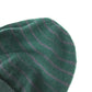 LOUIS VUITTON LV logo striped beanie hat, knit cap, wool knit hat, women's, green