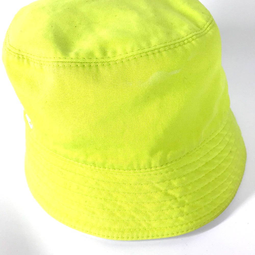 LOUIS VUITTON M7064L Two-Tone Monogram Bucket Hat, Neon, Men's, Cotton, Bob Hat, Yellow