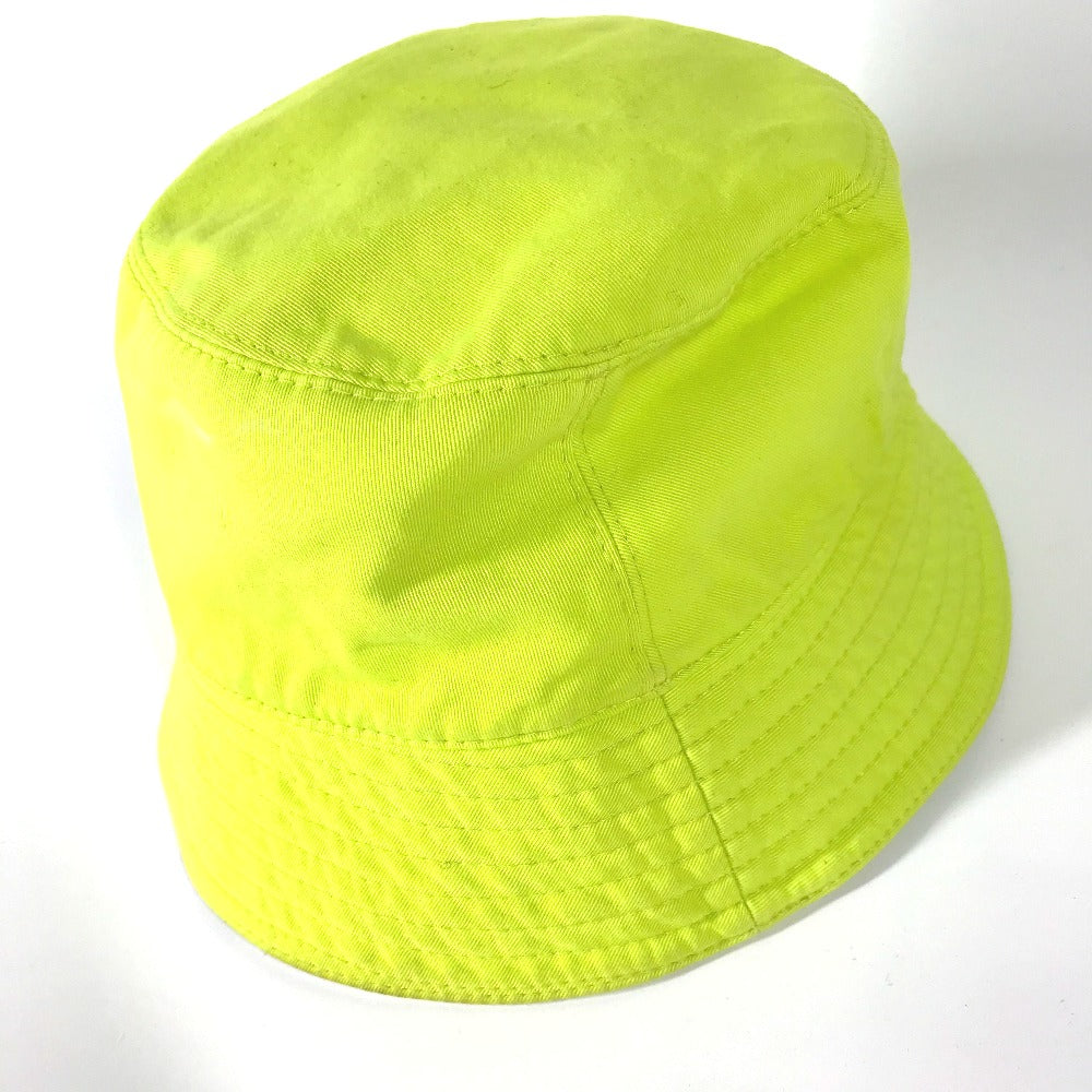 LOUIS VUITTON M7064L Two-Tone Monogram Bucket Hat, Neon, Men's, Cotton, Bob Hat, Yellow