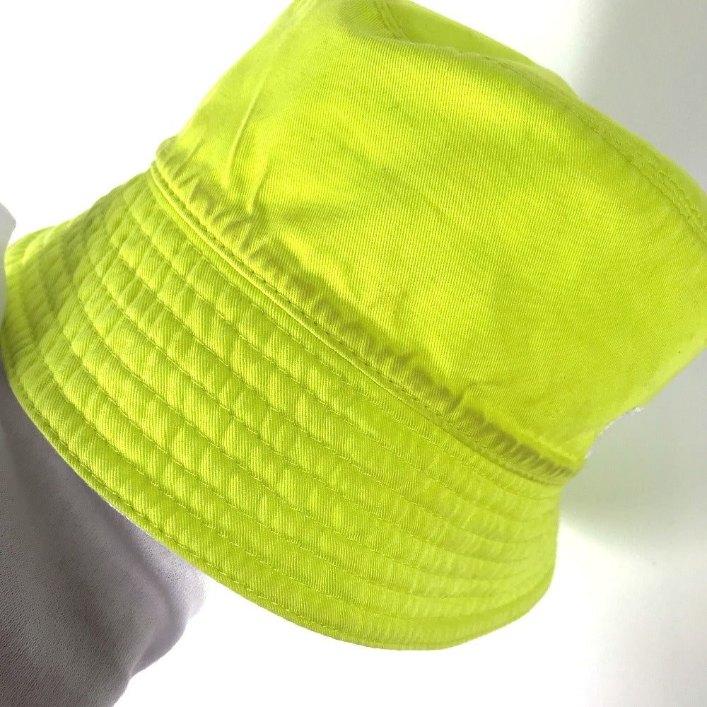 LOUIS VUITTON M7064L Two-Tone Monogram Bucket Hat, Neon, Men's, Cotton, Bob Hat, Yellow