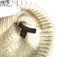 LOUIS VUITTON Beanie Hat, Knit Cap, Wool, Women's, White