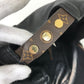 LOUIS VUITTON M76950 モノグラムフラワー キャップ・プレイ 帽子 キャップ帽 ベースボール キャップ レザー メンズ ブラック