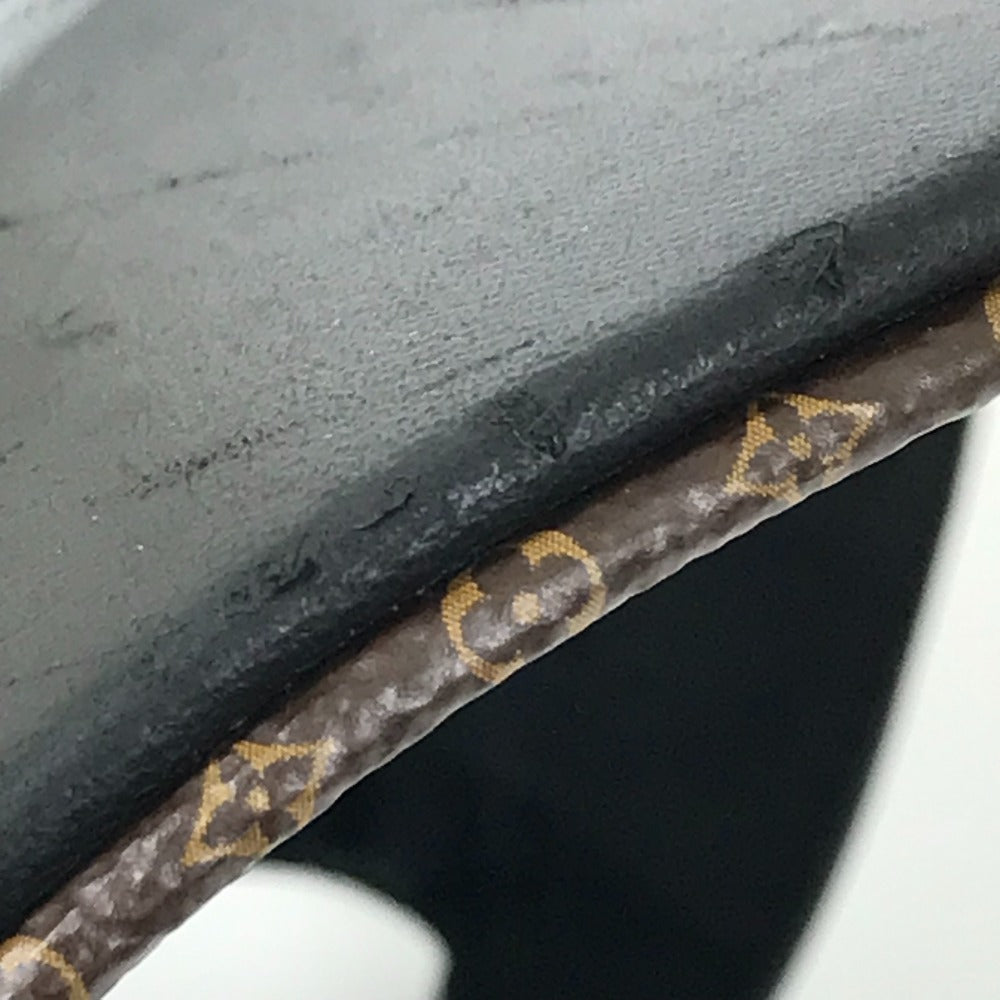 LOUIS VUITTON M76950 モノグラムフラワー キャップ・プレイ 帽子 キャップ帽 ベースボール キャップ レザー メンズ ブラック