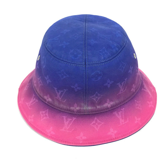 LOUIS VUITTON MP3297 バケットハット イリュージョン モノグラム ハット帽 帽子 バケットハット ボブハット ハット コットン レディース ピンク