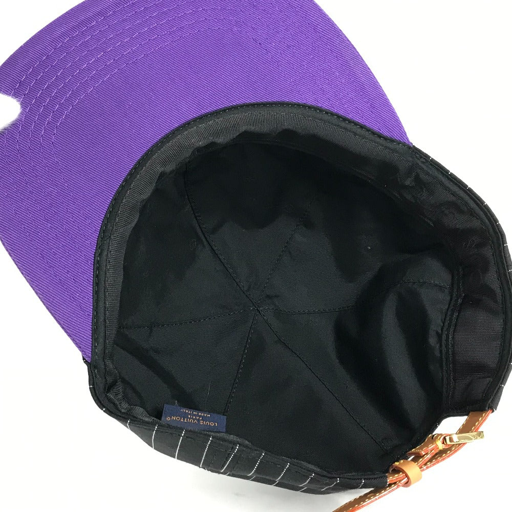 LOUIS VUITTON MP3407 キャスケット・クロコマルティエ 帽子 キャップ帽 ベースボール キャップ コットン メンズ パープル