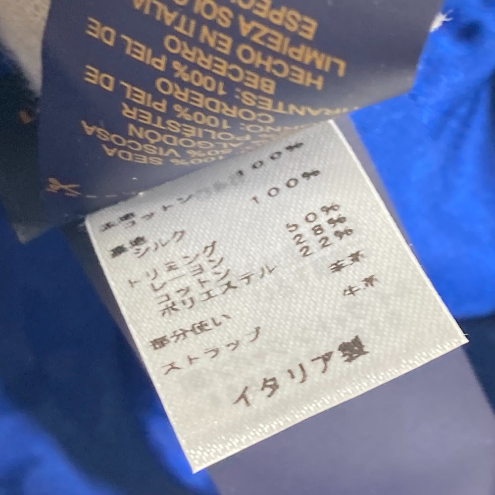 LOUIS VUITTON M77741 LV マッチ モノグラム キャップ 帽子 キャップ帽 ベースボール キャップ コットン レディース ブルー