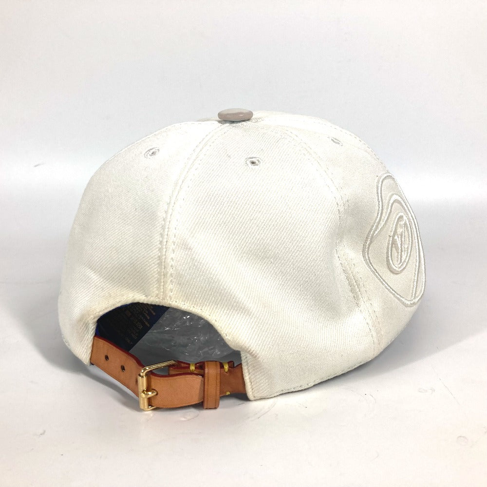 LOUIS VUITTON M77741 LV マッチ モノグラム キャップ 帽子 キャップ帽 ベースボール キャップ コットン レディース ブルー
