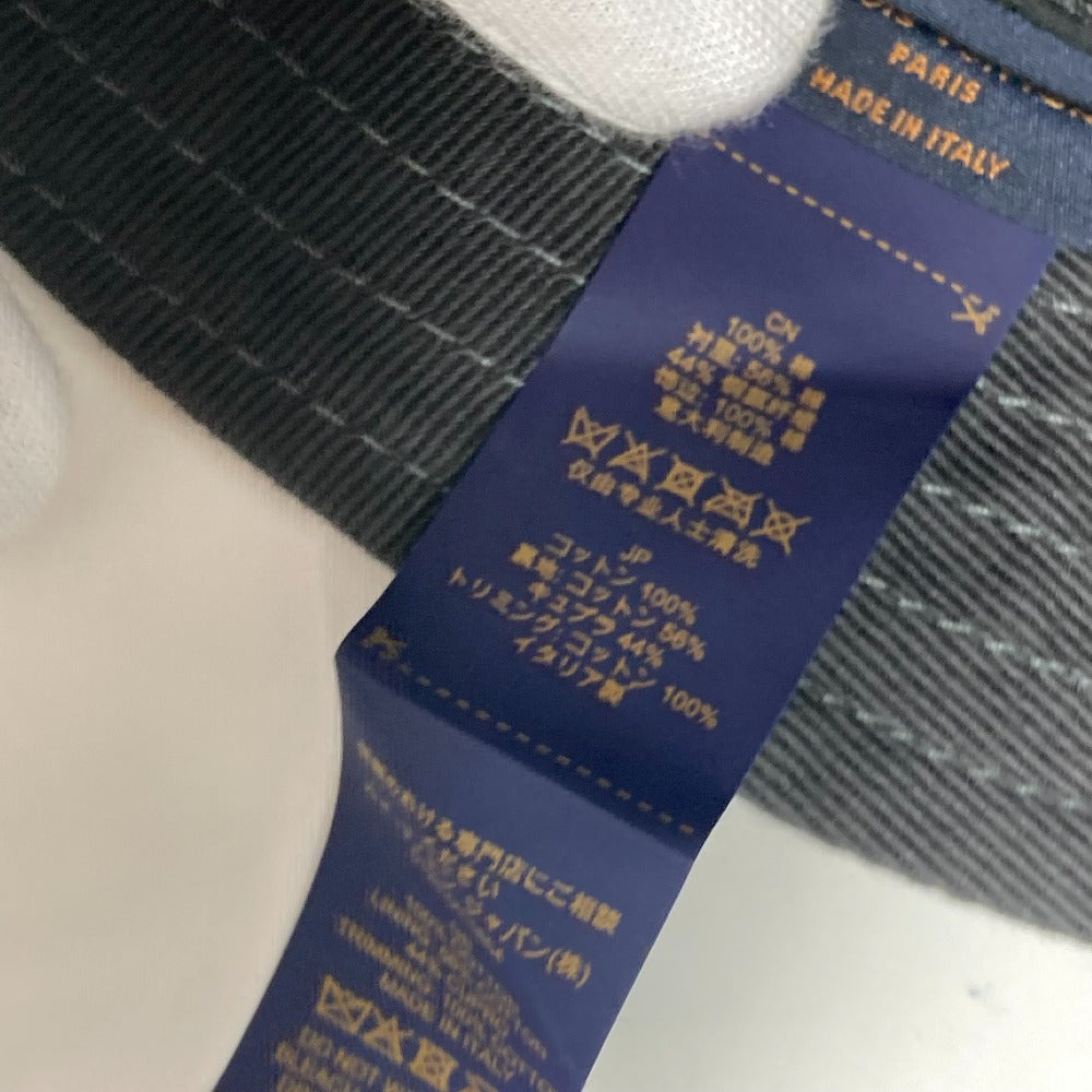 LOUIS VUITTON M7186L バケットハット LV ポートレート ハット帽 帽子 バケットハット ボブハット ハット コットン メンズ グレー