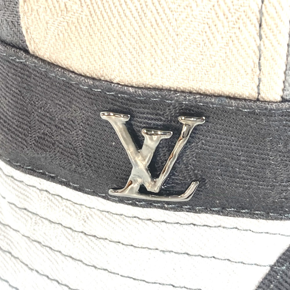 LOUIS VUITTON M7186L バケットハット LV ポートレート ハット帽 帽子 バケットハット ボブハット ハット コットン メンズ グレー