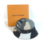 LOUIS VUITTON M7186L バケットハット LV ポートレート ハット帽 帽子 バケットハット ボブハット ハット コットン メンズ グレー