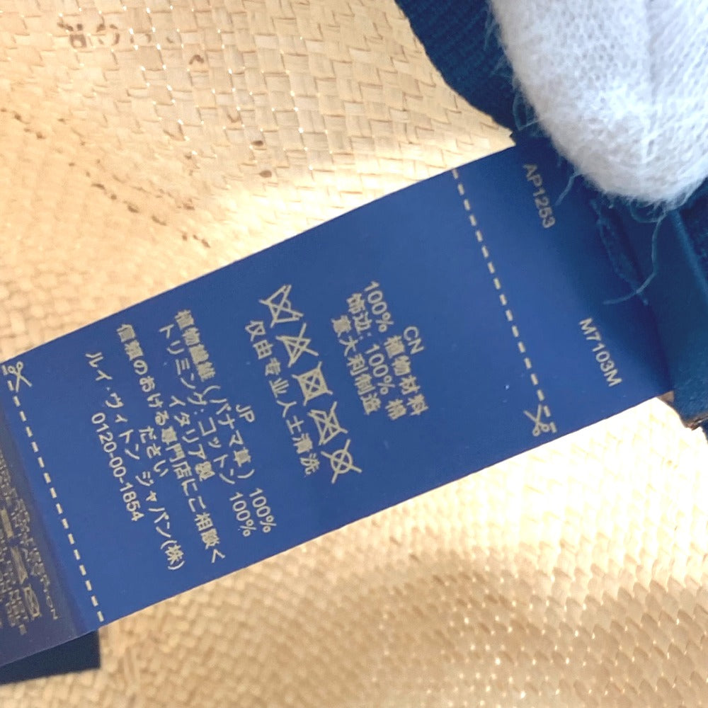 LOUIS VUITTON M7103M 帽子 ハット帽 モノグラム ストロー シャポー・サマータイムタイプ ストローハット サマーハット ハット ストロー ユニセックス ベージュ