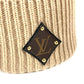 LOUIS VUITTON M77290 Bone LV Beanie beanie hat knit hat knit cap Knit hat wool Beige Used