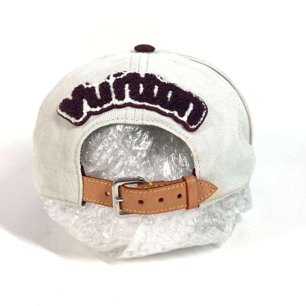 LOUIS VUITTON M7176L キャップ リーグ 帽子 キャップ帽 ベースボール キャップ コットン ユニセックス ホワイト