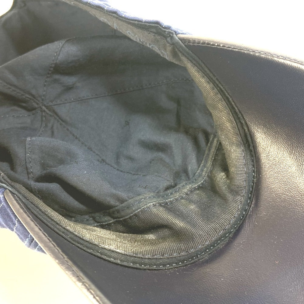 LOUIS VUITTON M7007M Newsboy/LV Varsity Baseball Cap, Cotton, Unisex, Navy