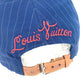 LOUIS VUITTON M7007M Newsboy/LV Varsity Baseball Cap, Cotton, Unisex, Navy