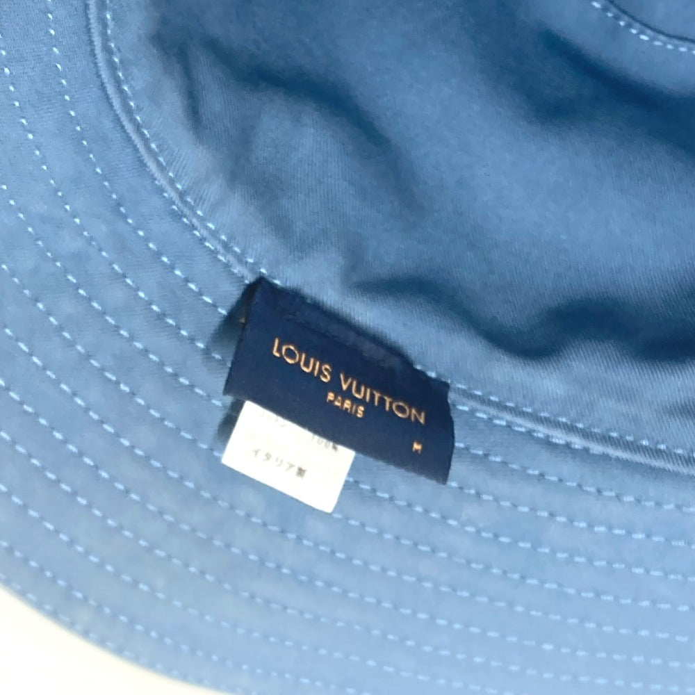 LOUIS VUITTON M77591 モノグラム シャプカ・スケーター カラー ブロックス ハット帽 帽子 バケットハット ボブハット ハット コットン ユニセックス ブルー