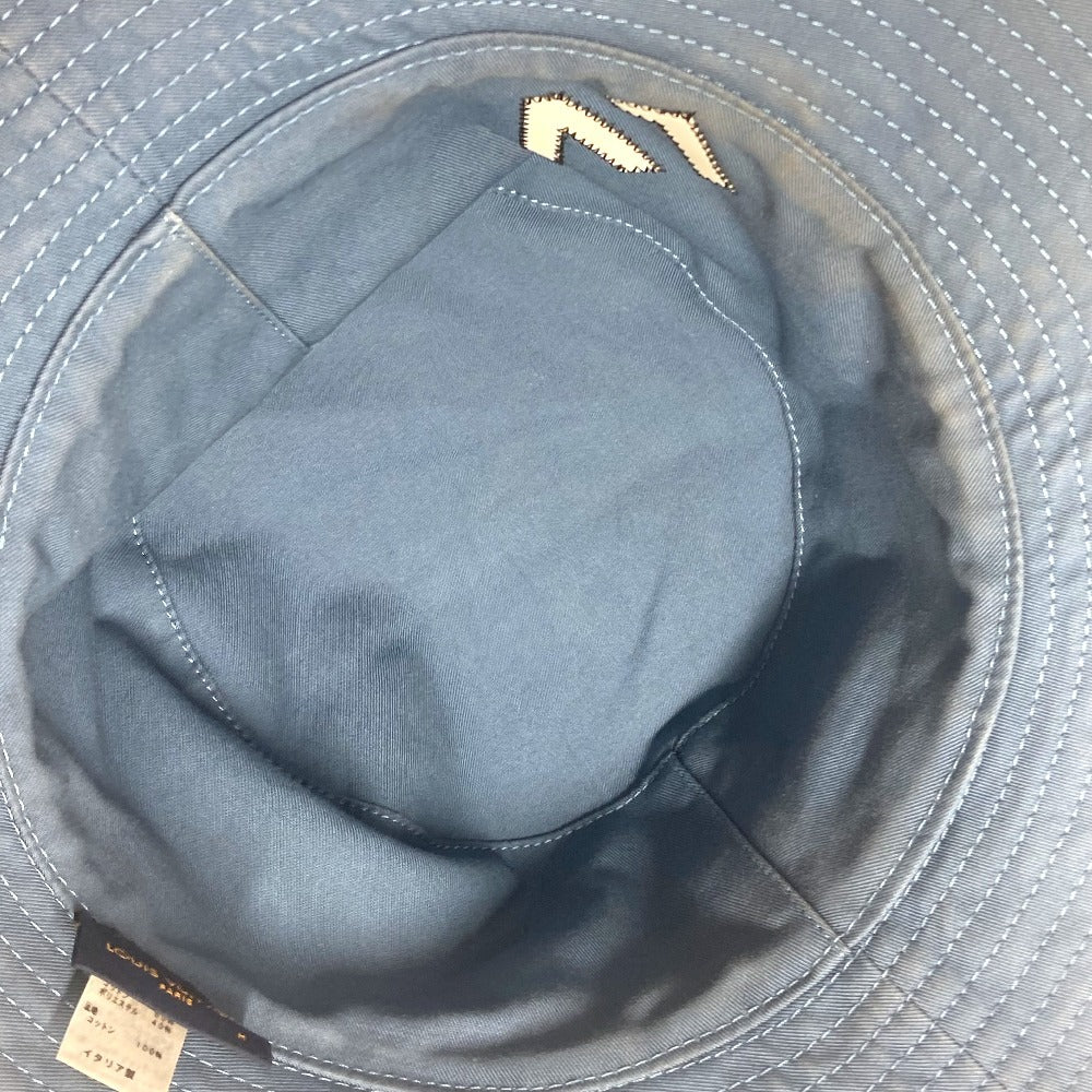 LOUIS VUITTON M77591 モノグラム シャプカ・スケーター カラー ブロックス ハット帽 帽子 バケットハット ボブハット ハット コットン ユニセックス ブルー