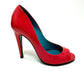 BOTTEGA VENETA open toe heel shoes pumps enamel Red 7 Used