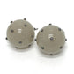BOTTEGA VENETA Intrecciato Ball Earrings, Plastic, Women's, Gray