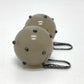 BOTTEGA VENETA Intrecciato Ball Earrings, Plastic, Women's, Gray