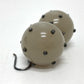BOTTEGA VENETA Intrecciato Ball Earrings, Plastic, Women's, Gray