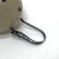 BOTTEGA VENETA Intrecciato Ball Earrings, Plastic, Women's, Gray