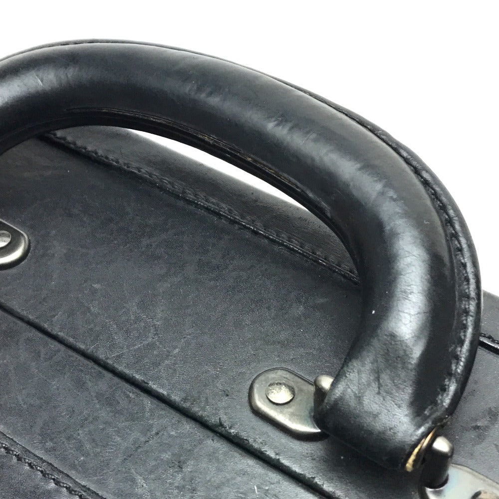 BOTTEGA VENETA 140064 Intrecciato Leather Attache Case, Business Bag, Men's, Black