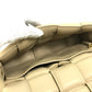 BOTTEGA VENETA 717506 Padded Cassette Shoulder Bag in Beige Leather