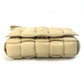 BOTTEGA VENETA 717506 Padded Cassette Shoulder Bag in Beige Leather
