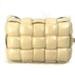 BOTTEGA VENETA 717506 Padded Cassette Shoulder Bag in Beige Leather