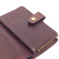 LOUIS VUITTON M91524 Portefeuille Viennois Clasp Bi-fold Wallet Monogram Vernis Women's Rouge Fauvist Wine Red
