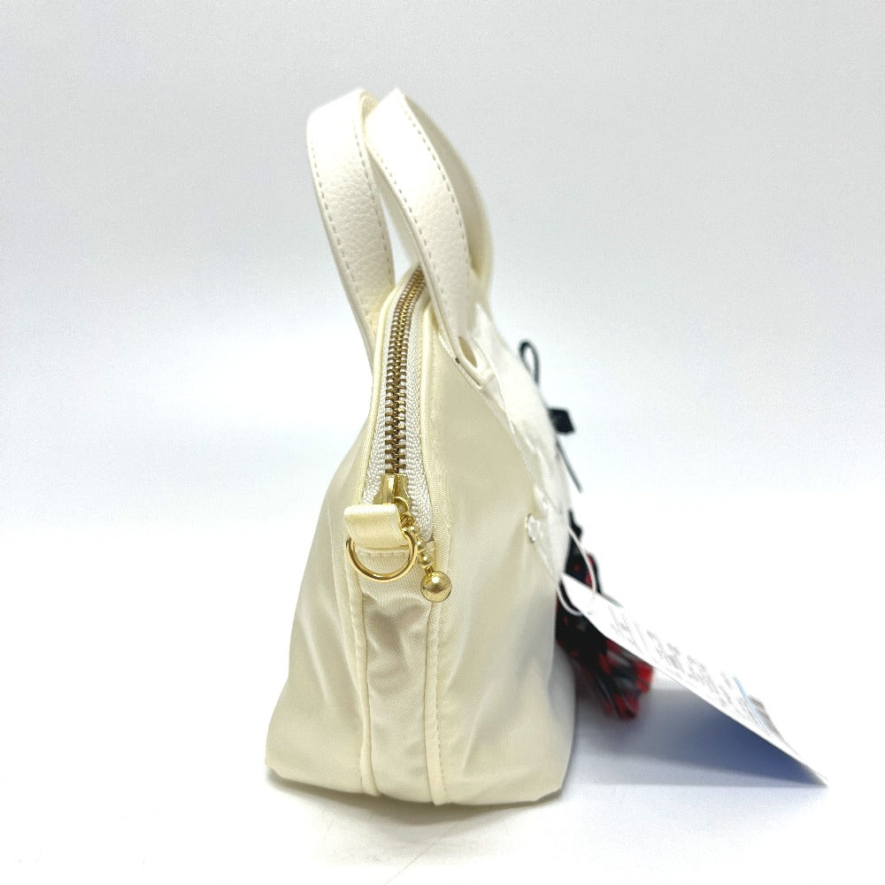 familia Bibiy x Familia Bibiy. x familiar collaboration mini bag Mini bag with poodle and ribbon design. Hand Bag Canvas White Used