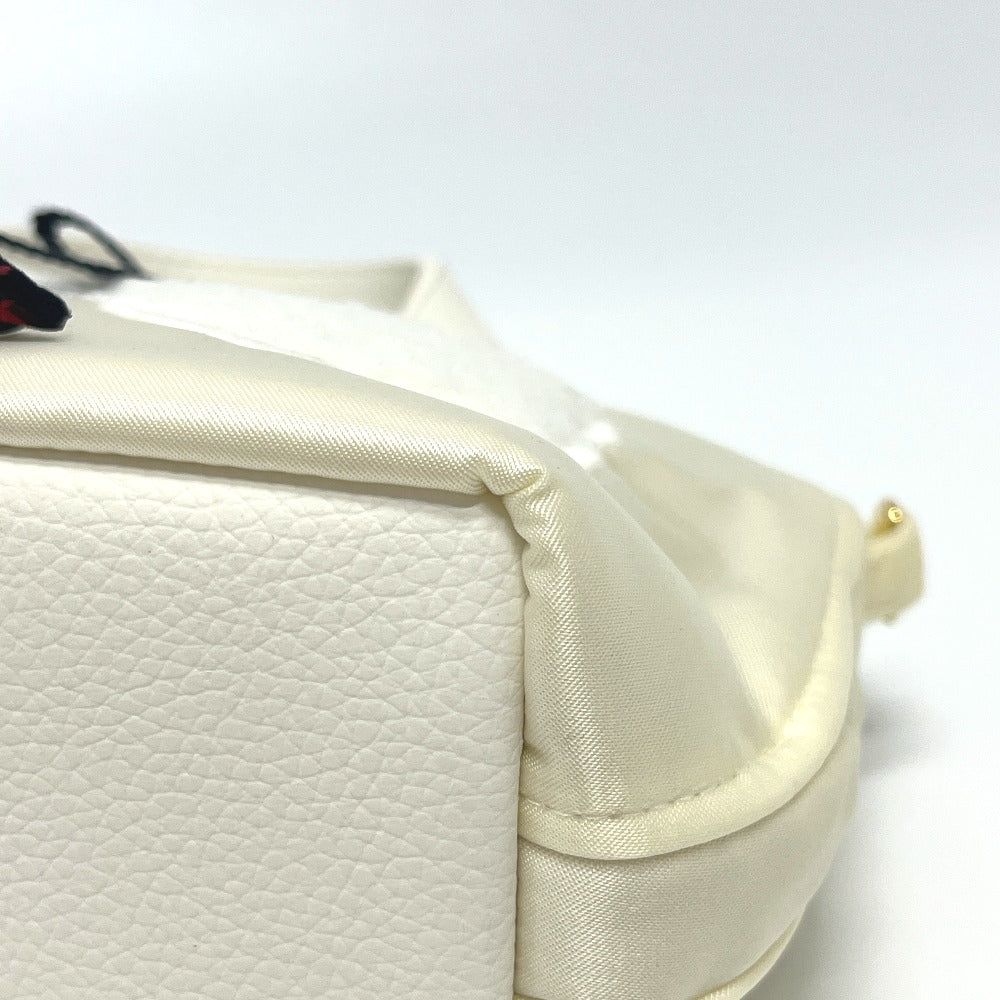 familia Bibiy x Familia Bibiy. x familiar collaboration mini bag Mini bag with poodle and ribbon design. Hand Bag Canvas White Used