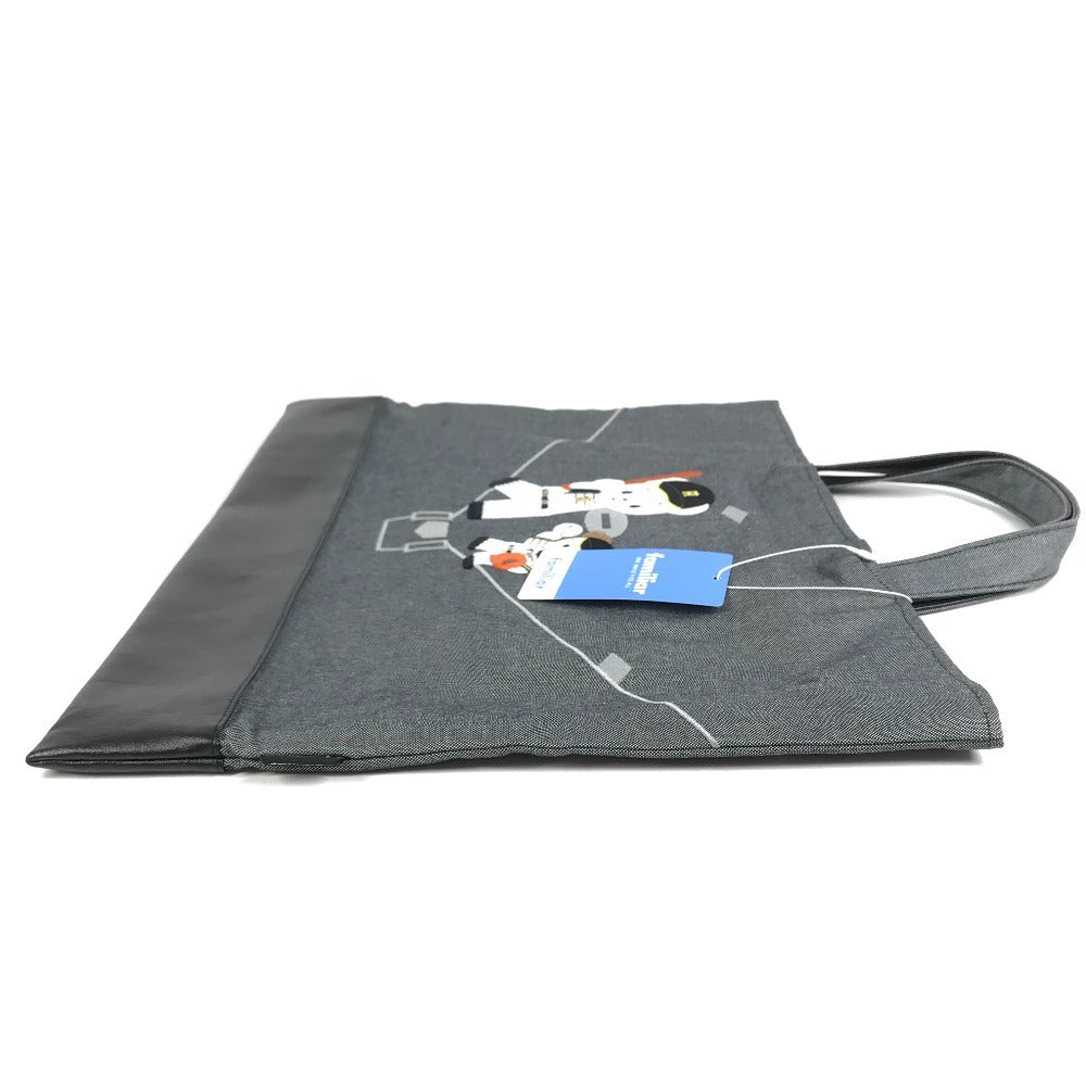 familia 770448 Hanshin Tigers Collaboration, Part 3 Denim bag Shoulder bag, handbag Tote Bag cotton Black Black Used