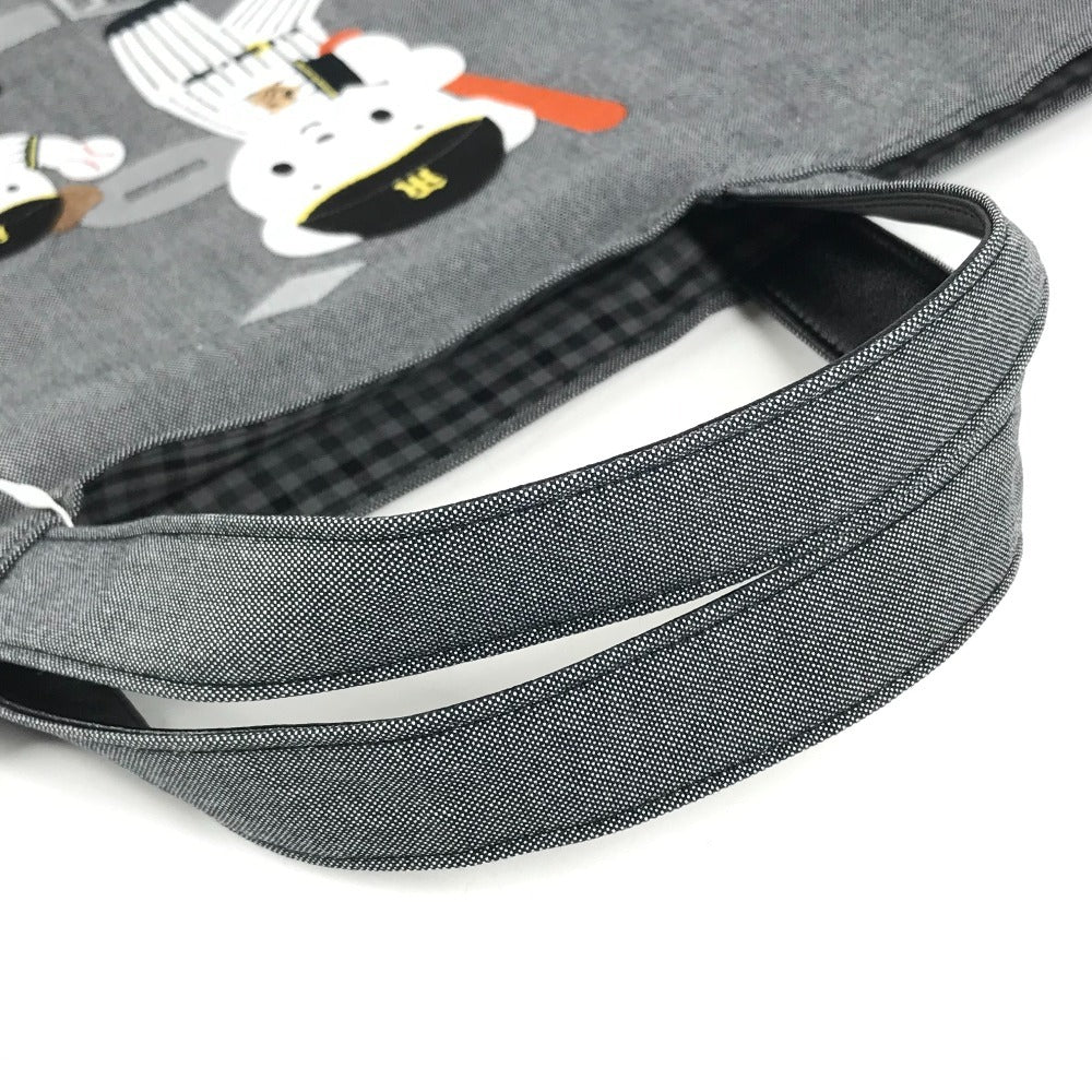 familia 770448 Hanshin Tigers Collaboration, Part 3 Denim bag Shoulder bag, handbag Tote Bag cotton Black Black Used