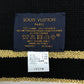 LOUIS VUITTON M76167 Echarpe Glitter Wool Scarf for Women, Gold and Black