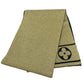 LOUIS VUITTON M76167 Echarpe Glitter Wool Scarf for Women, Gold and Black