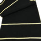LOUIS VUITTON M76167 Echarpe Glitter Wool Scarf for Women, Gold and Black