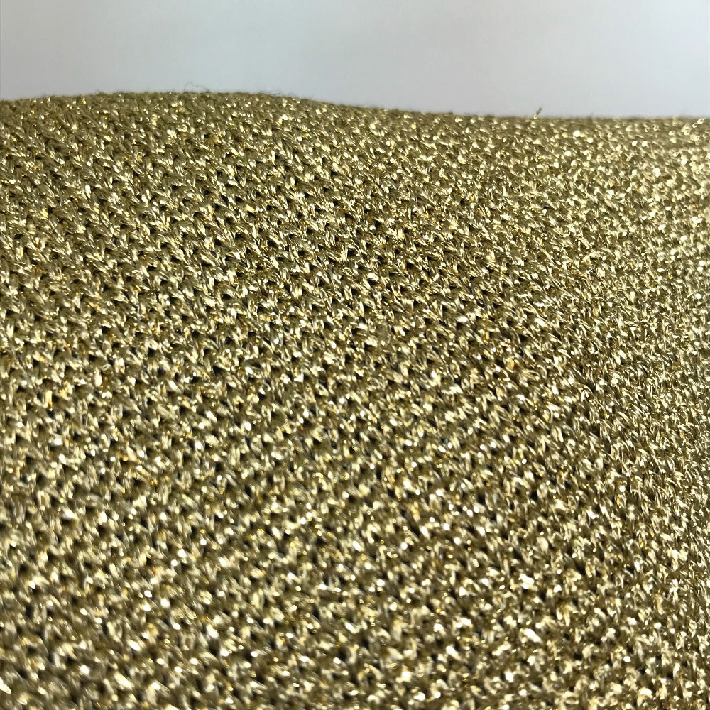 LOUIS VUITTON M76167 Echarpe Glitter Wool Scarf for Women, Gold and Black