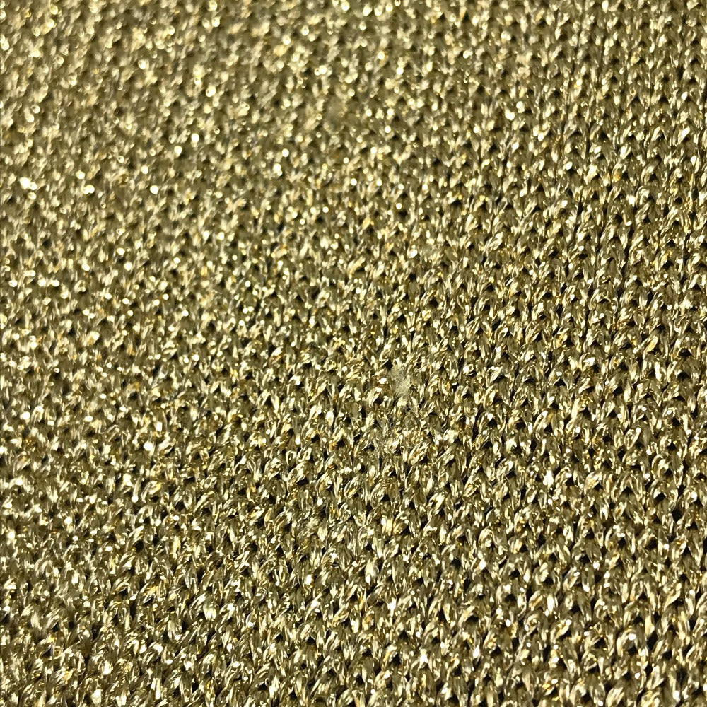 LOUIS VUITTON M76167 Echarpe Glitter Wool Scarf for Women, Gold and Black