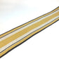 LOUIS VUITTON Striped Scarf with Logo, Wool, Women's, Beige and Brown