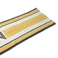 LOUIS VUITTON Striped Scarf with Logo, Wool, Women's, Beige and Brown