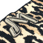 LOUIS VUITTON M74049 Leopard Print Snood with LV Leogram Sequins, Wool Scarf, Women's, Brown