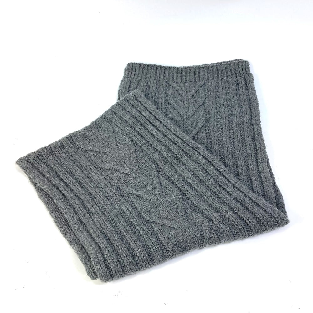 LOUIS VUITTON M75369 Echarpe Climber V Wool Scarf, Women's, Gray