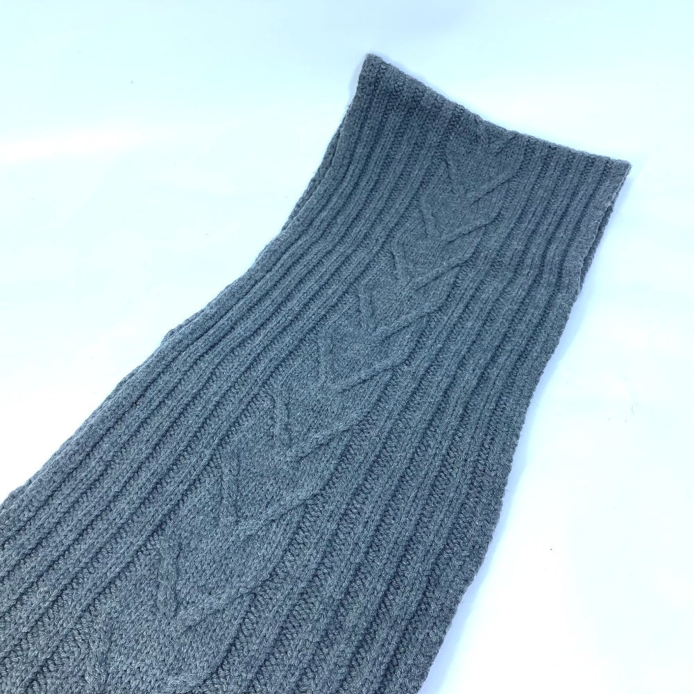 LOUIS VUITTON M75369 Echarpe Climber V Wool Scarf, Women's, Gray