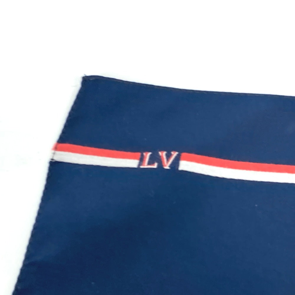 LOUIS VUITTON M70220 アクセサリー ポシェット・LVリュバン ハンカチ＆ネクタイセット ポケットチーフ ハンカチ シルク メンズ マリーヌ ネイビー