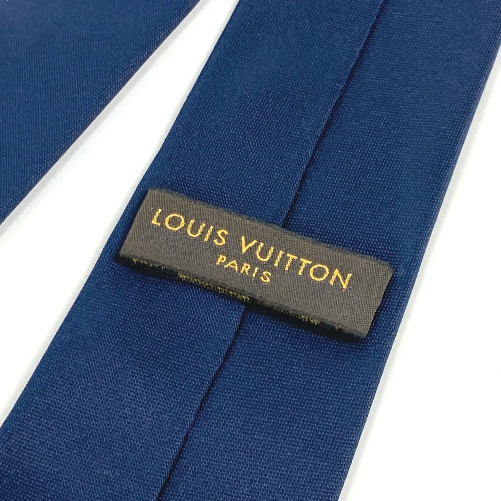 LOUIS VUITTON M70220 アクセサリー ポシェット・LVリュバン ハンカチ＆ネクタイセット ポケットチーフ ハンカチ シルク メンズ マリーヌ ネイビー